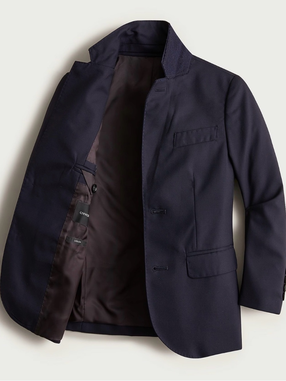 J. Crew Boys' Ludlow Navy Suit (Blazer and Pants)